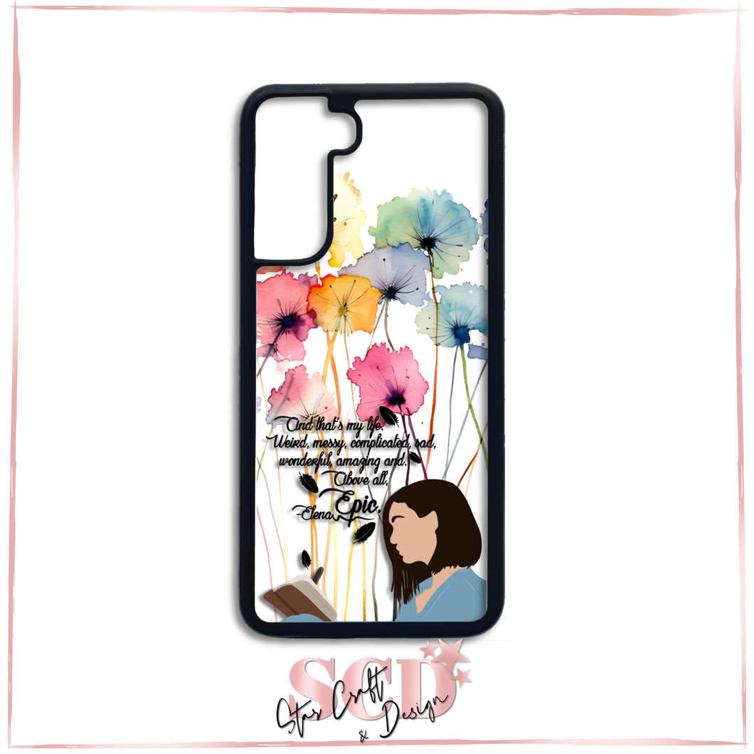 Elena Samsung Galaxy Black Phone Case