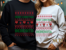 Load image into Gallery viewer, Merry Christmas Bebesote Matching Ugly Male Sweater

