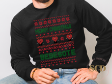 Load image into Gallery viewer, Merry Christmas Bebesote Matching Ugly Male Sweater
