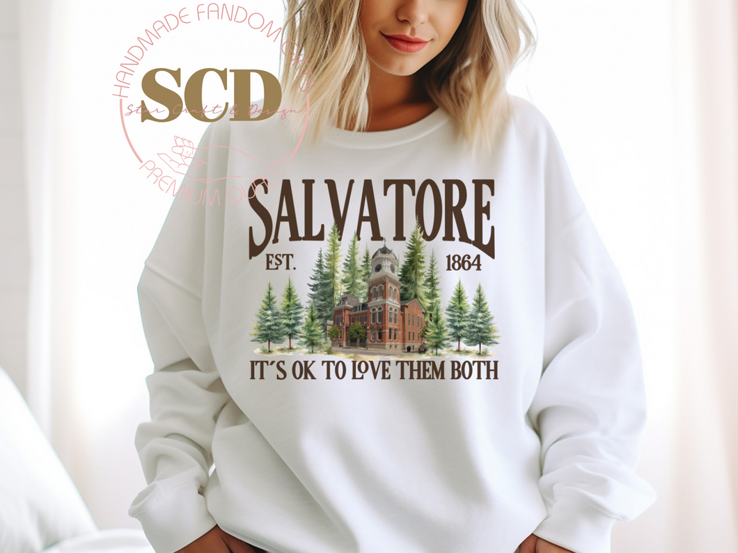 Salvatore , It's Ok To Love Them Both 1864, sweatshirt