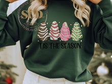 Load image into Gallery viewer, TIS The Season, Christmas trees Sweatshirt
