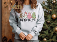 Load image into Gallery viewer, TIS The Season, Christmas trees Sweatshirt
