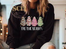 Load image into Gallery viewer, TIS The Season, Christmas trees Sweatshirt
