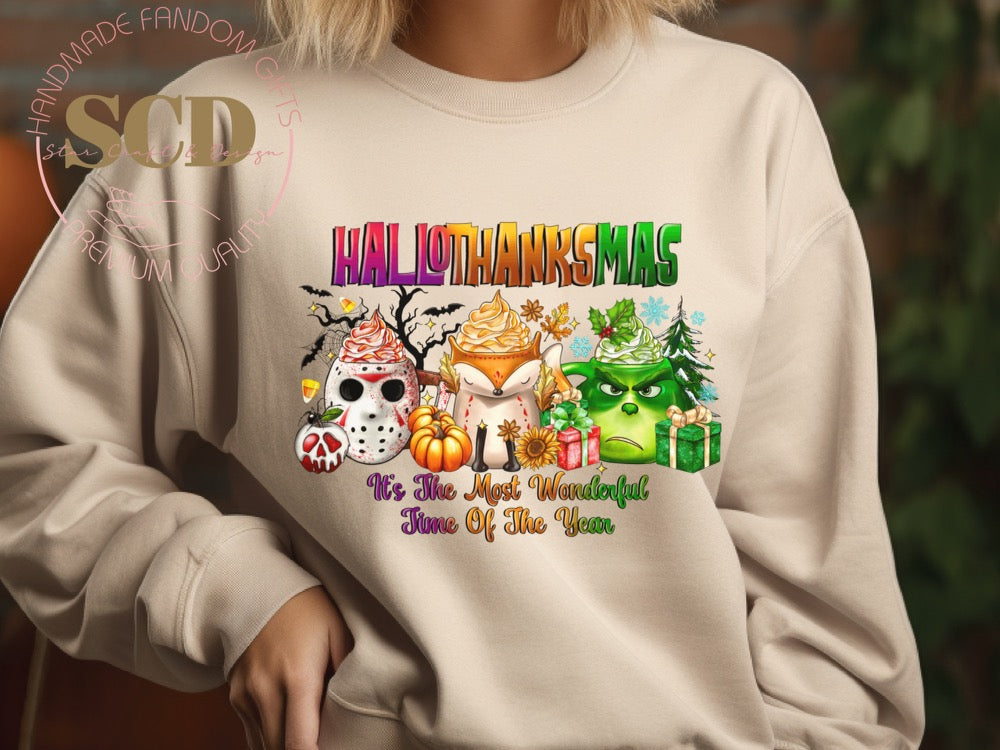 Happy Hallothanksmas Sweatshirt