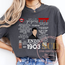 Load image into Gallery viewer, Enzo T-shirt Quotes , TVD Tee
