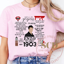 Load image into Gallery viewer, Enzo T-shirt Quotes , TVD Tee
