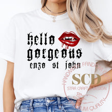Load image into Gallery viewer, TVD T-shirt , Enzo and Bonnie  tee

