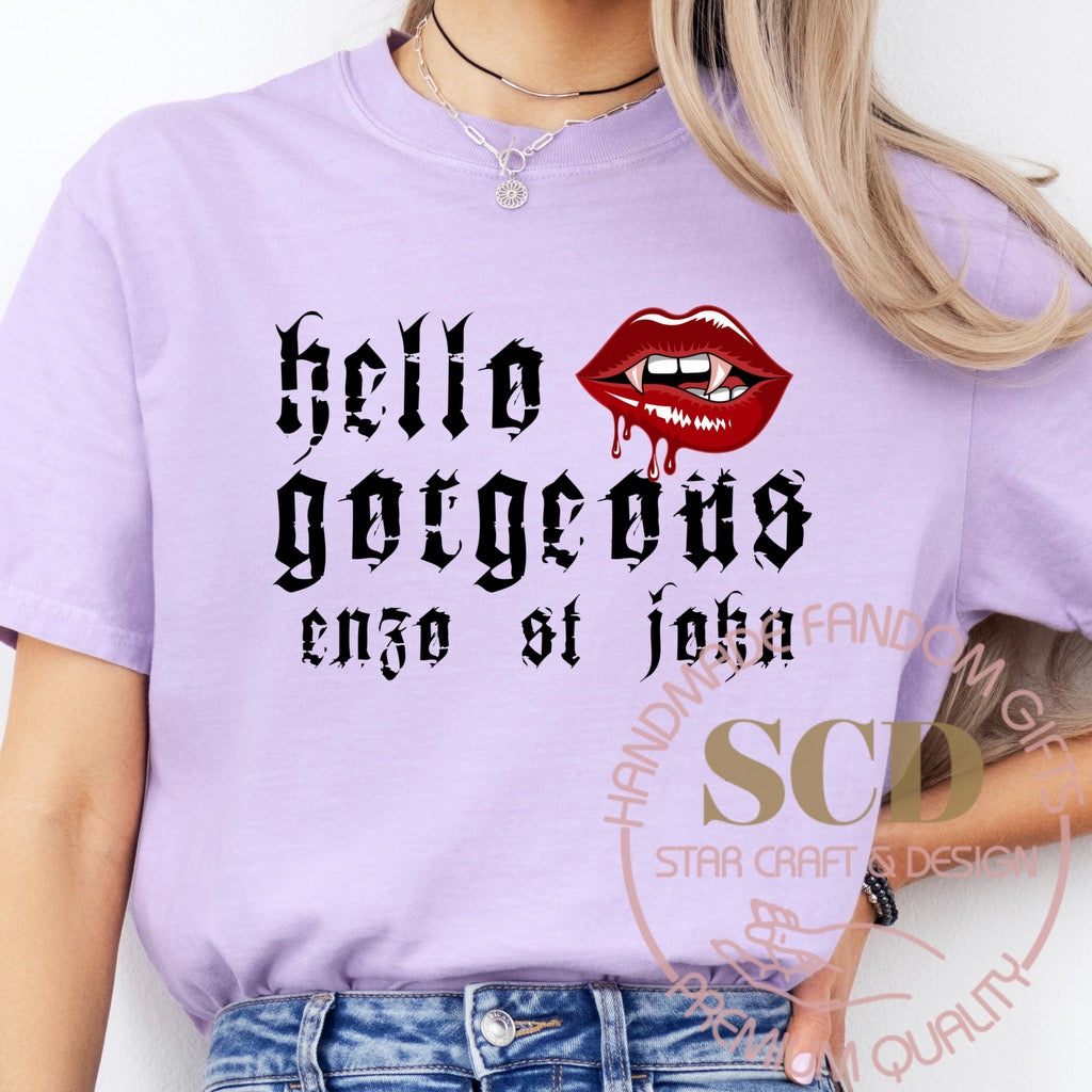 TVD T-shirt , Enzo and Bonnie  tee