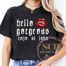 Load image into Gallery viewer, TVD T-shirt , Enzo and Bonnie  tee
