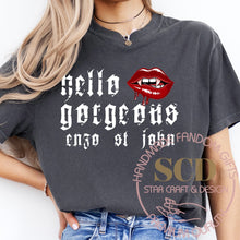 Load image into Gallery viewer, TVD T-shirt , Enzo and Bonnie  tee
