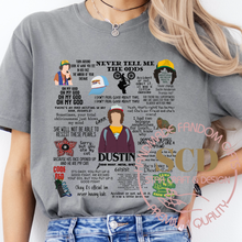 Load image into Gallery viewer, Dustin Famous Quotes T-shirt
