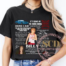 Load image into Gallery viewer, Famous Billy Quotes T-shirt
