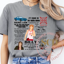 Load image into Gallery viewer, Famous Billy Quotes T-shirt
