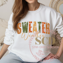 Load image into Gallery viewer, Sweater Weather Sweatshirt, Fall Sweatshirt
