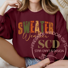 Load image into Gallery viewer, Sweater Weather Sweatshirt, Fall Sweatshirt
