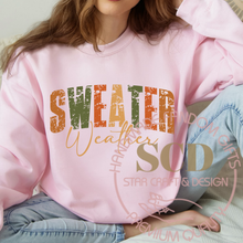 Load image into Gallery viewer, Sweater Weather Sweatshirt, Fall Sweatshirt
