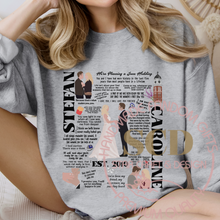 Load image into Gallery viewer, Caroline And Stefan famous Quotes Sweatshirt
