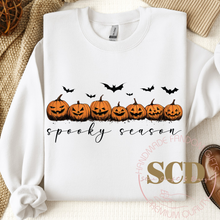 Load image into Gallery viewer, Halloween Sweatshirt Pumpkin Sweatshirt, Spooky Season Sweatshirt
