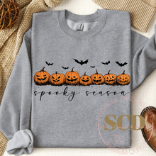 Load image into Gallery viewer, Halloween Sweatshirt Pumpkin Sweatshirt, Spooky Season Sweatshirt
