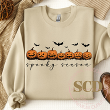Load image into Gallery viewer, Halloween Sweatshirt Pumpkin Sweatshirt, Spooky Season Sweatshirt
