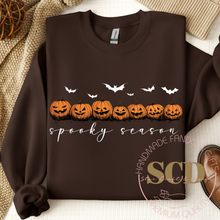 Load image into Gallery viewer, Halloween Sweatshirt Pumpkin Sweatshirt, Spooky Season Sweatshirt
