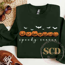 Load image into Gallery viewer, Halloween Sweatshirt Pumpkin Sweatshirt, Spooky Season Sweatshirt
