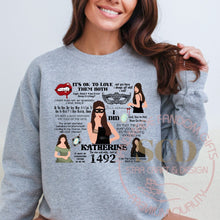 Load image into Gallery viewer, Katherine Quotes Sweatshirt , TVD, The Vampire diaries
