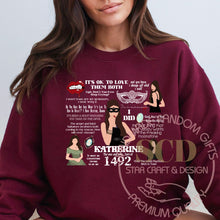 Load image into Gallery viewer, Katherine Quotes Sweatshirt , TVD, The Vampire diaries
