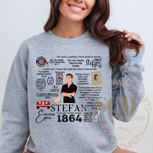 Load image into Gallery viewer, Stefan Salvatore Sweatshirt Quotes , TVD Quotes
