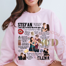 Load image into Gallery viewer, New Design Stefan And Elena Famous Quotes Sweatshirt
