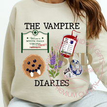 Load image into Gallery viewer, New design TVD Sweatshirt, Mystic Falls Sweatshirt, Pancake Blood Bag Sweatshirt
