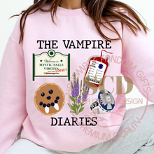 Load image into Gallery viewer, New design TVD Sweatshirt, Mystic Falls Sweatshirt, Pancake Blood Bag Sweatshirt
