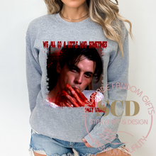 Load image into Gallery viewer, Billy Sweatshirt, Halloween Sweater, We go Mad Sweatshirt

