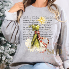Load image into Gallery viewer, Maybe Love Is A Lot Like Christmas Sweatshirt, At First You Don&#39;t Believe In It Crewneck
