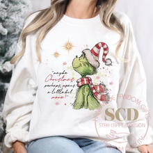Load image into Gallery viewer, Christmas Perhaps Means A Little Bit MORE Crewneck Sweater, Family Christmas Sweatshirt

