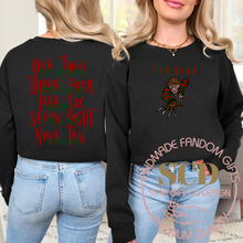 Load image into Gallery viewer, Halloween Freddy Sweatshirt, Spooky Halloween
