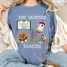 Load image into Gallery viewer, TVD T-shirt, Mystic Falls Tee, Pancake Blood Bag T-shrit
