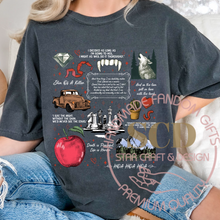 Load image into Gallery viewer, Vampire Romance Quotes T-Shirt, Vampires Wolves Romance Tee
