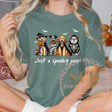 Load image into Gallery viewer, Just a Spooky Paw T-Shirt, Halloween Dog Shirt
