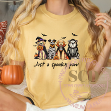 Load image into Gallery viewer, Just a Spooky Paw T-Shirt, Halloween Dog Shirt
