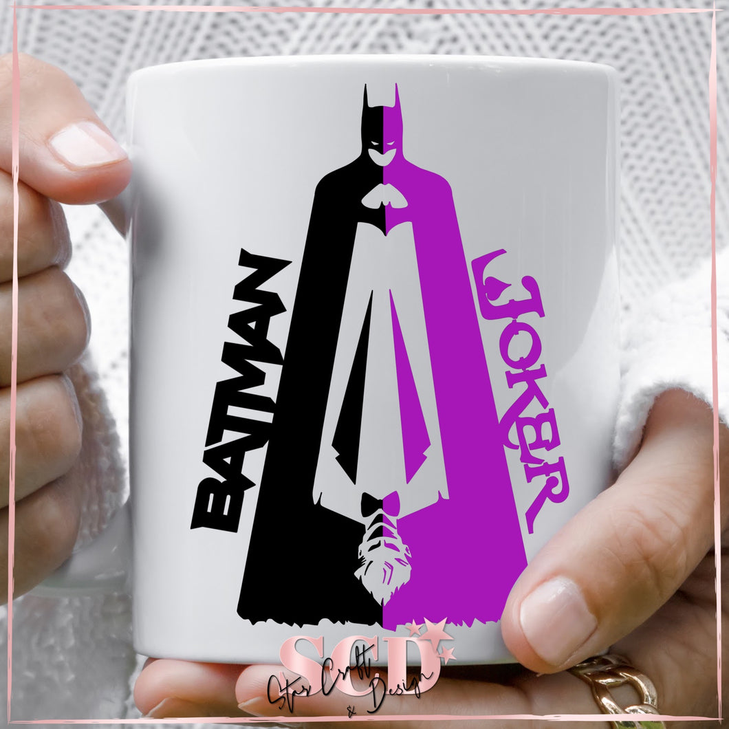Batman and Joker Coffee Mug
