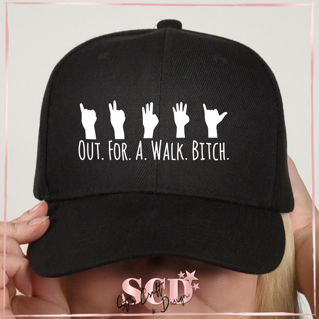 Out for a walk Bitch Spike Hat