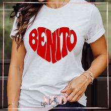 Load image into Gallery viewer, Benito Valentine t-shirt
