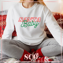 Load image into Gallery viewer, Santa Baby Sweatshirt
