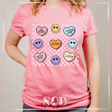 Load image into Gallery viewer, Valentine Candy Hearts T-Shirt
