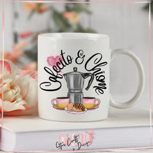 Load image into Gallery viewer, Cafecito y chisme Coffee Mug.
